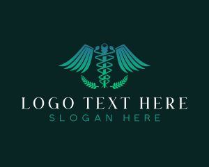 Medical Caduceus Diagnostic logo