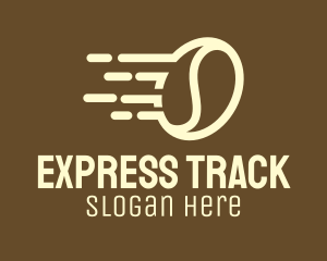 Express Coffee Bean logo design