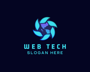 Global Weather Tech Company logo design