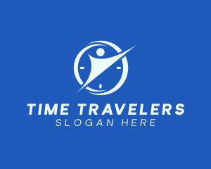 Fitness Time Clock logo design