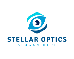 Cyber Eye Optical logo design