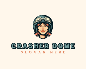 Woman Helmet Racing logo