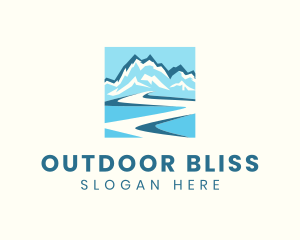 Blue Mountain River logo design