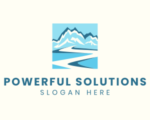 Blue Mountain River logo design