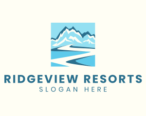 Blue Mountain River logo design