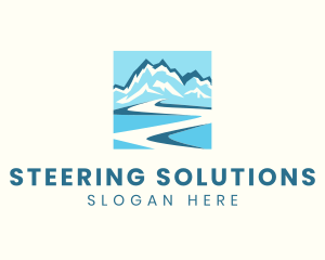 Blue Mountain River logo design