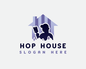 House Painter Handyman logo design