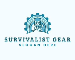 Cog Welding Mechanic logo design