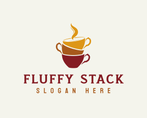 Cup Stack Cafe logo design