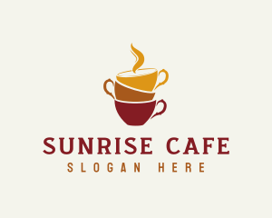 Cup Stack Cafe logo design