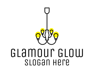 Simple Chandelier Light Fixture logo