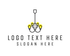 Simple Chandelier Light Fixture logo