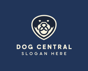 Diamond Ring Dog logo design