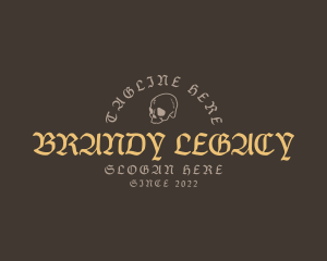 Skull Gothic Business logo