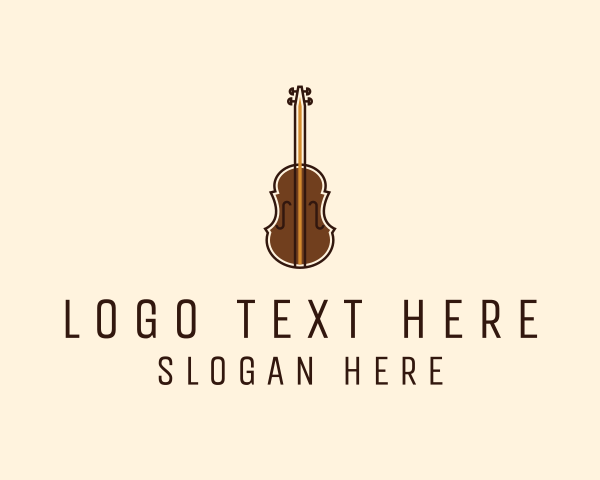 Violinist logo example 4