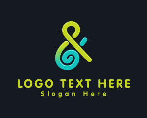 Font - Modern Creative Ampersand Firm logo design