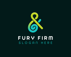 Modern Creative Ampersand Firm logo design