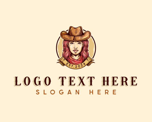 Cowboy Hat logo example 4