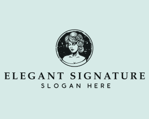 Elegant Woman Beauty logo design