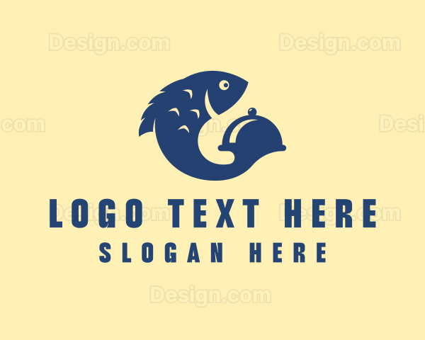 Fish Seafood Restaurant Logo