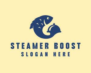 Fish Seafood Restaurant logo design