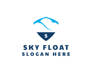 Sky Cloud Shield logo design