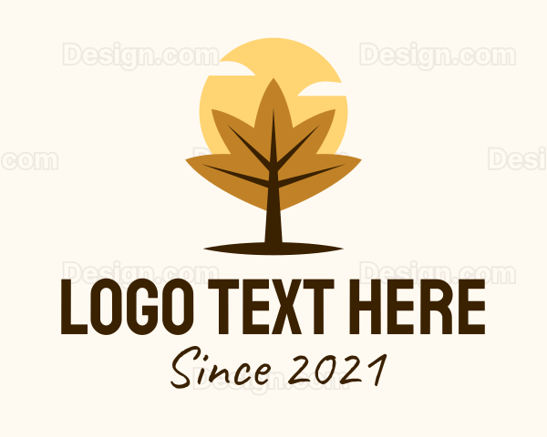 Autumn Forest Tree Logo