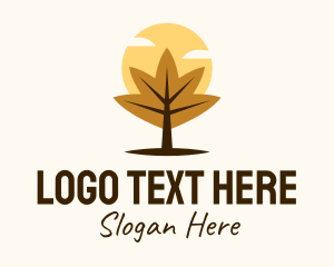 Autumn Forest Tree Logo