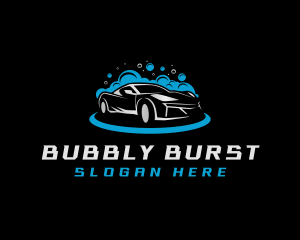 Car Wash Cleaning Car logo design