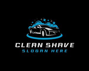 Car Wash Cleaning Car logo design