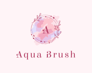 Feminine Art Designer Watercolor logo design