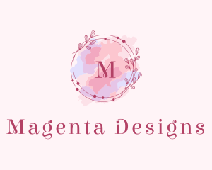 Feminine Art Designer Watercolor logo design