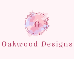 Feminine Art Designer Watercolor logo design