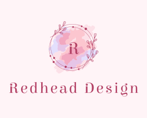 Feminine Art Designer Watercolor logo design