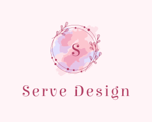 Feminine Art Designer Watercolor logo design