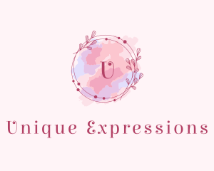 Feminine Art Designer Watercolor logo