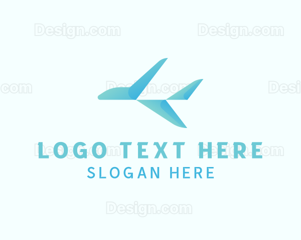 Airplane Flight Aviation Logo