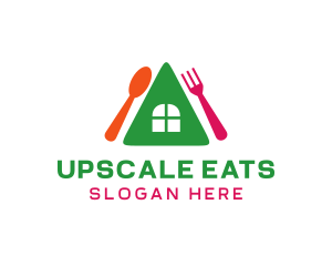 Colorful House Restaurant logo design