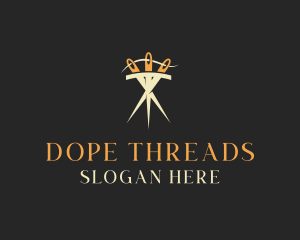 Needle Thread Sewing logo design