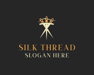 Needle Thread Sewing logo design