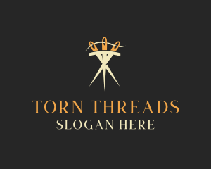 Needle Thread Sewing logo design