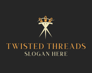 Needle Thread Sewing logo design