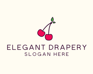 Red Cherry Cherries logo design