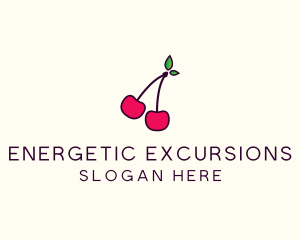 Red Cherry Cherries logo design