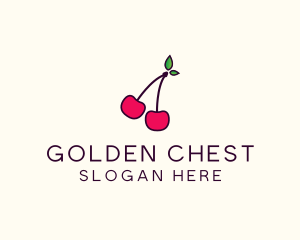 Red Cherry Cherries logo design