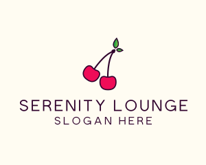 Red Cherry Cherries logo design