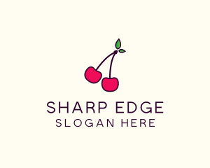 Red Cherry Cherries logo design