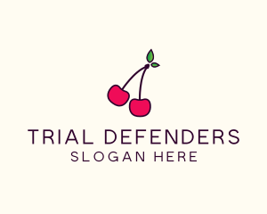 Red Cherry Cherries logo design