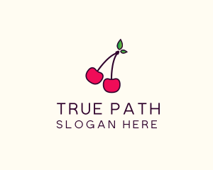 Red Cherry Cherries logo design