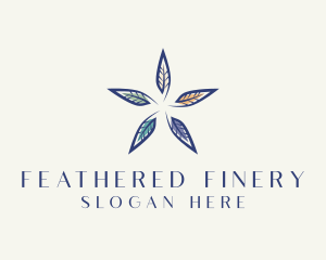 Avian Feather Wellness logo design